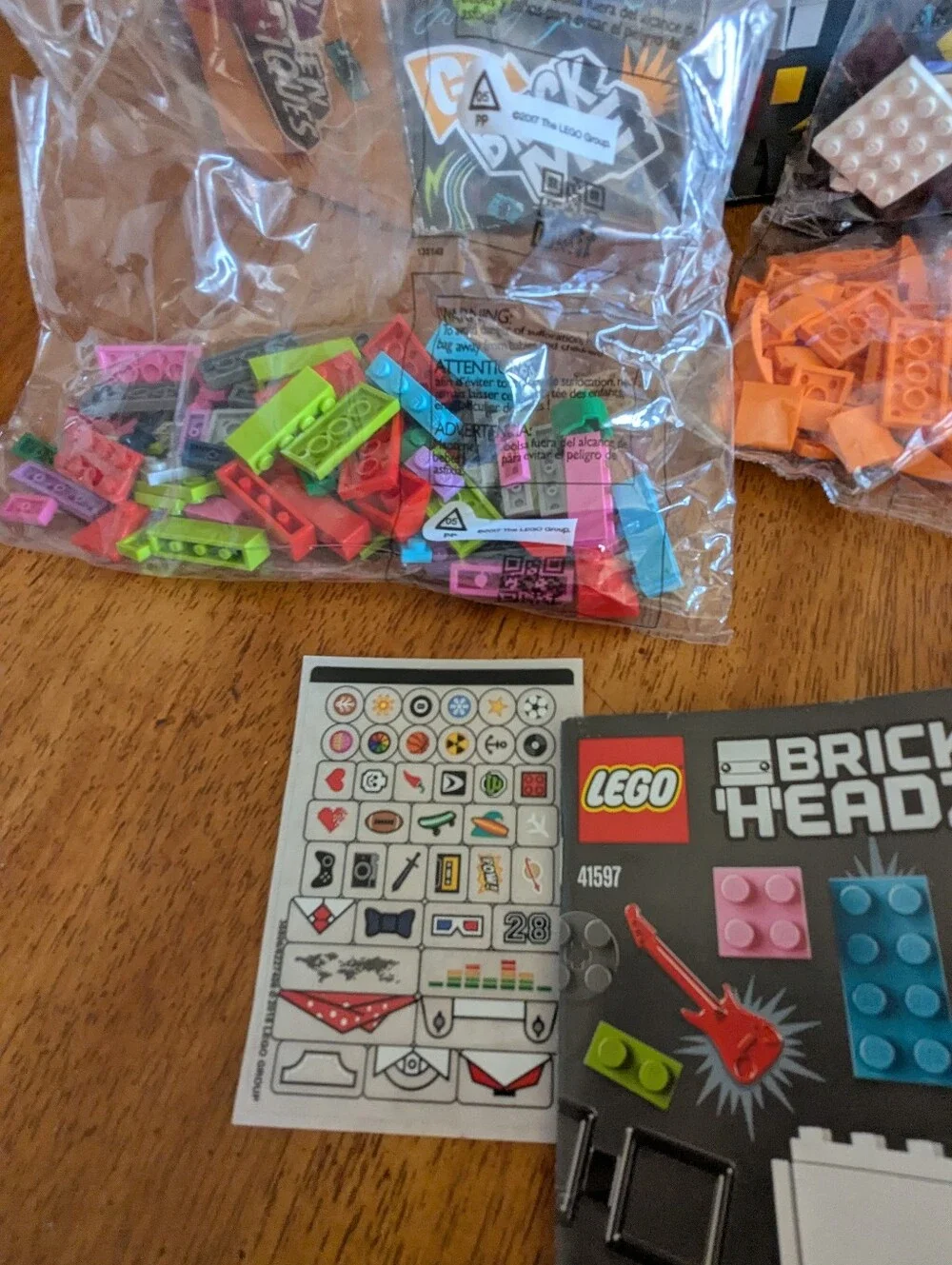 LEGO BrickHeadz 41597 Go Brick Me Customization Set - Partially Open/Incomplete
